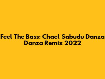 Feel The Bass: Chael Sabudu Danza Danza Remix 2022