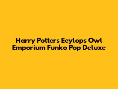 Harry Potter's Eeylops Owl Emporium Funko Pop Deluxe