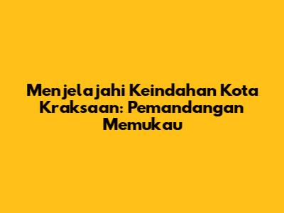 Menjelajahi Keindahan Kota Kraksaan: Pemandangan Memukau