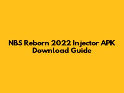 NBS Reborn 2022 Injector APK Download Guide