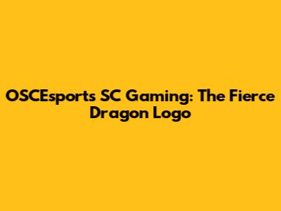 OSCEsports SC Gaming: The Fierce Dragon Logo