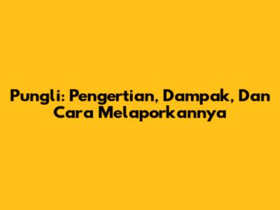 Pungli: Pengertian, Dampak, Dan Cara Melaporkannya