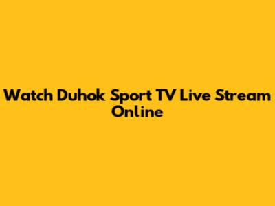 Watch Duhok Sport TV Live Stream Online